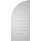 Ekena Millwork Quarter Round Top Right Surface Mount PVC Gable Vent w/ 2"W x 1-1/2"P Brickmould Frame, 16"W x 34"H GVPQR16X3402SF - alternate 5